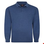 Espionage Polo Jumper - denim blue